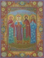 Saint Mary, Saint Martyr Princess Lyudmila, Saint Prince Vladimir Equal to the Apostles, Saint Martyr Catherine